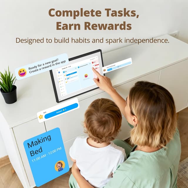 Detalle 2 de Dragon Touch Calendar 10.1" 1080P 📅