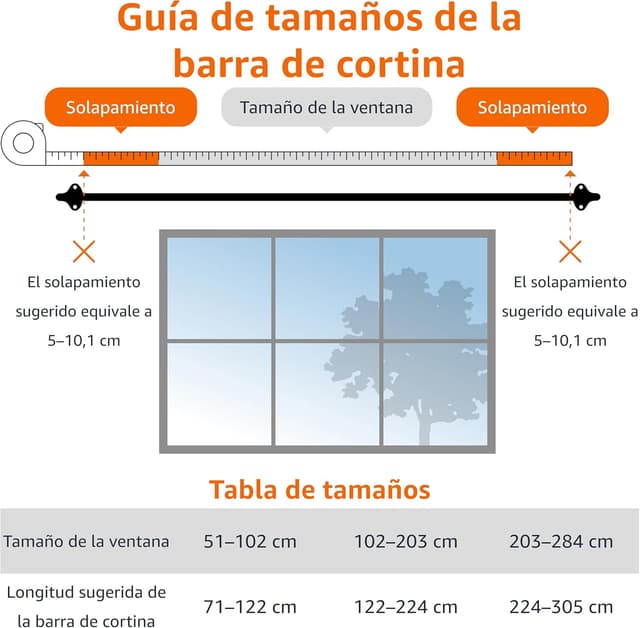 Thumbnail 2 de Amazon Basics – Barra de cortina oscurecedora, Bronce 🛋