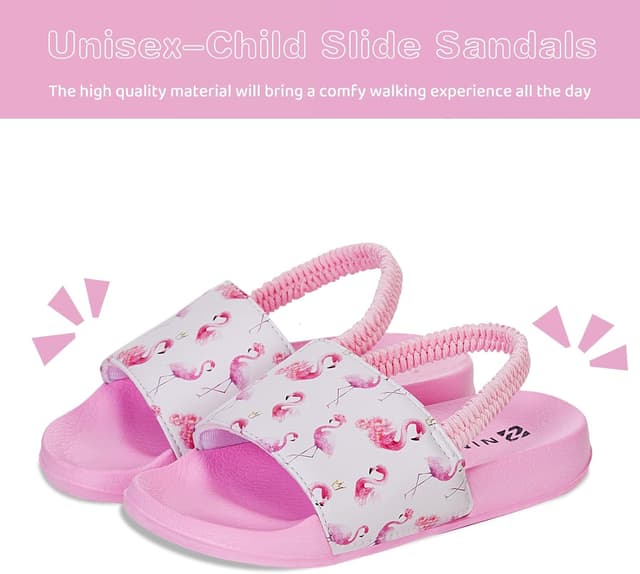 Detalle de WateLves Toddler Slip-On Slides Sandals for Swim, Beach & Pool Days