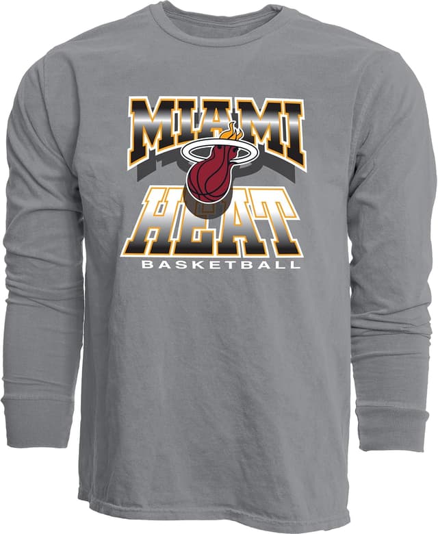 Thumbnail 6 de Blue 84 Los Angeles Lakers Ringspun Long Sleeve T-Shirt (Officially Licensed) – Gray Icon