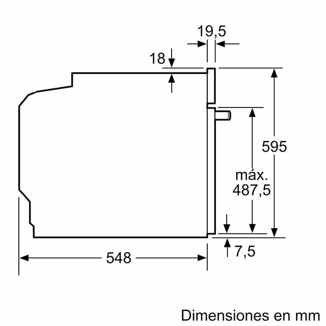 Detalle 2 de Siemens HB734G1B1 horno multifunción 3D 71 L