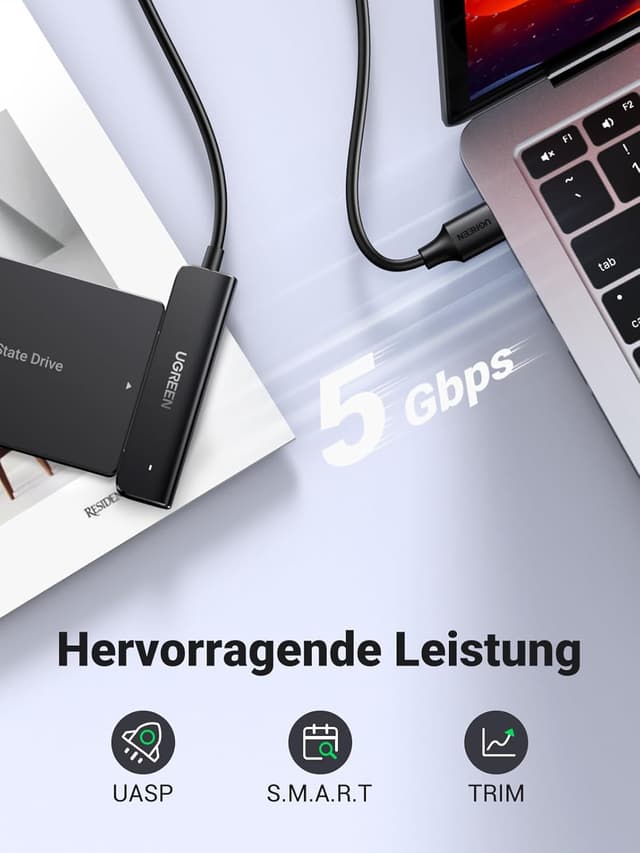 Detalle 2 de UGREEN SATA Adapter für 2,5 Zoll SSD