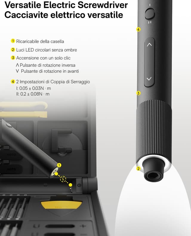 Thumbnail 3 de HOTO Set Cacciaviti Precisione 48 in 1 🛠