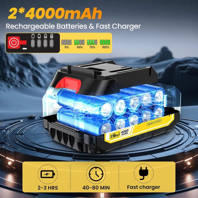 Thumbnail 3 de Hidrolimpiadora a batería 45 bar 8000 mAh