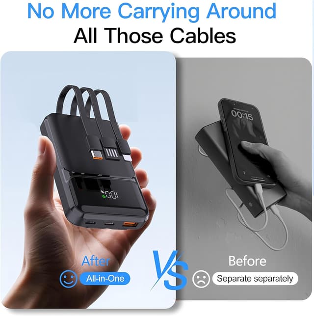 Thumbnail 2 de AKSABEEKXI 10000mAh Power Bank