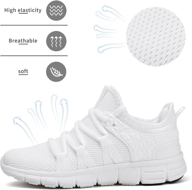 Thumbnail 4 de INZCOU Lightweight Running Shoes breathable mesh sneakers