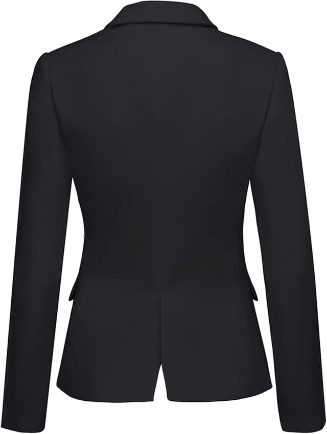 Detalle 2 de LookbookStore Notched Lapel Blazer Jacket 1‑Button