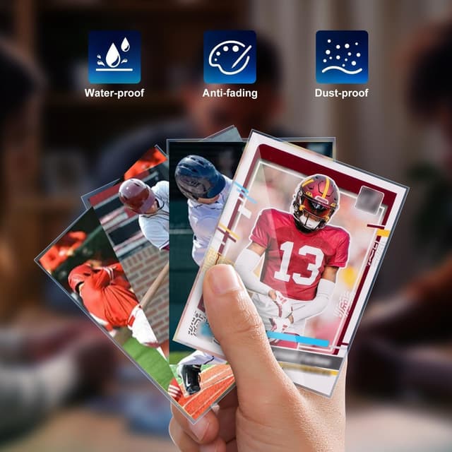 Thumbnail 4 de 1000ct Clear Card Sleeves 66x91mm 📇