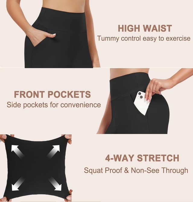 Thumbnail 3 de BLONGW Yoga Pants Wide Leg Trousers