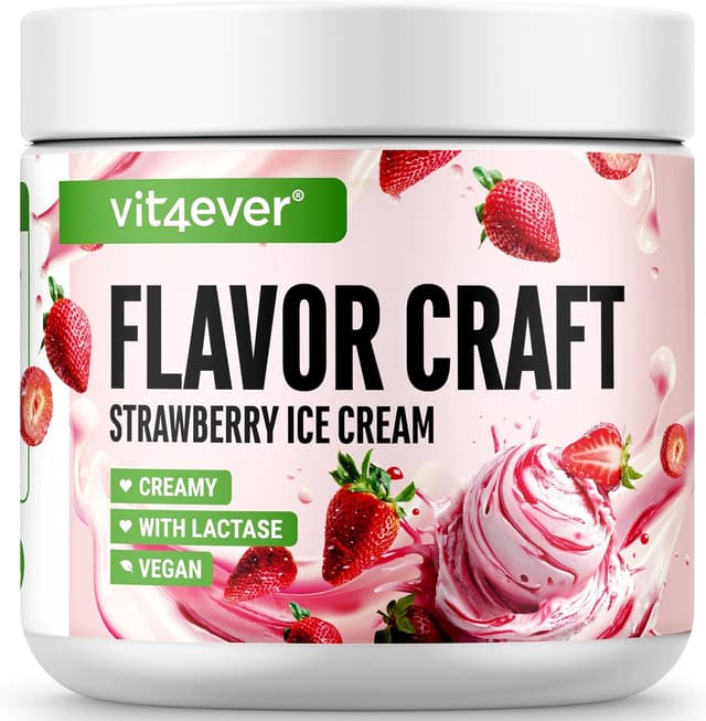 Detalle de Polvere di Aromi Vaniglia 250 g FLAVOR CRAFT per gelato alla fragola e dolci: uso versatile