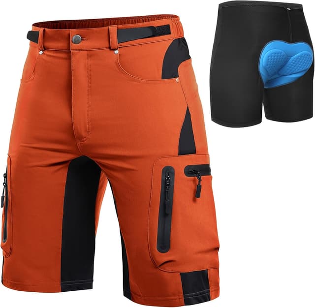Thumbnail 6 de Cycorld MTB Hose Herren – Schnelltrocknende Radlerhose mit 4D-Sitzpolster & Taschen (2-in-1-Set)