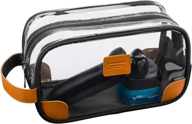 Detalle de Beauty case trasparente Lermende 24 x 11 x 13 cm