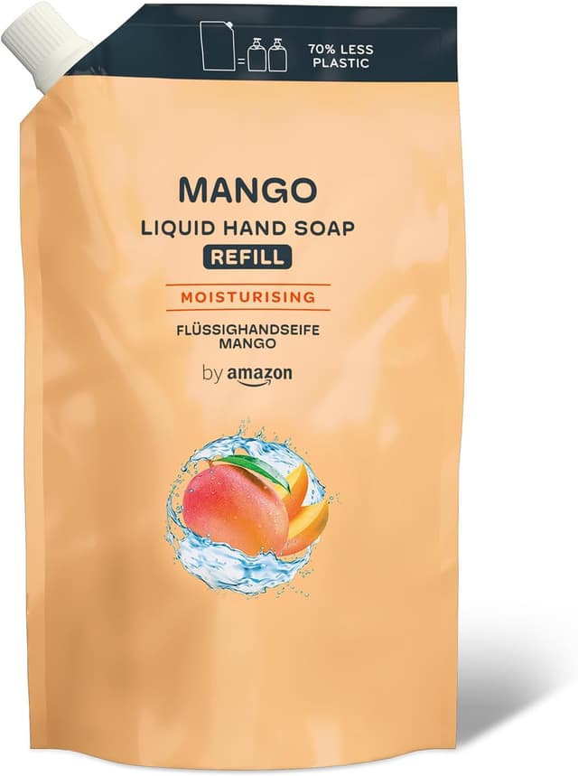 Detalle 2 de by Amazon Recambio de Jabón para manos Mango 2 x 1000 ml