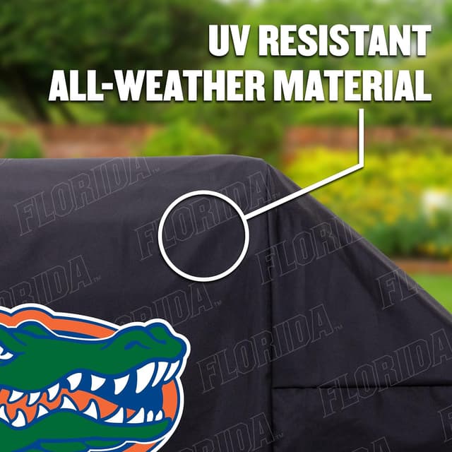 Detalle de YouTheFan NCAA Heavy Duty Waterproof Grill Cover for Team Pride and Weather Protection (Grills up to 5’ Wide)