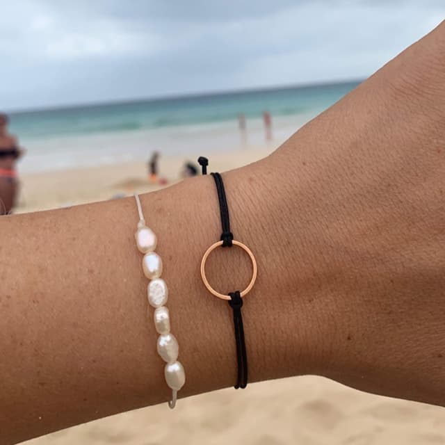 Thumbnail 6 de Selfmade Jewelry Armband Damen Kreis – größenverstellbares Handgelenkband mit Makramee-Knoten (inkl. Geschenkverpackung)