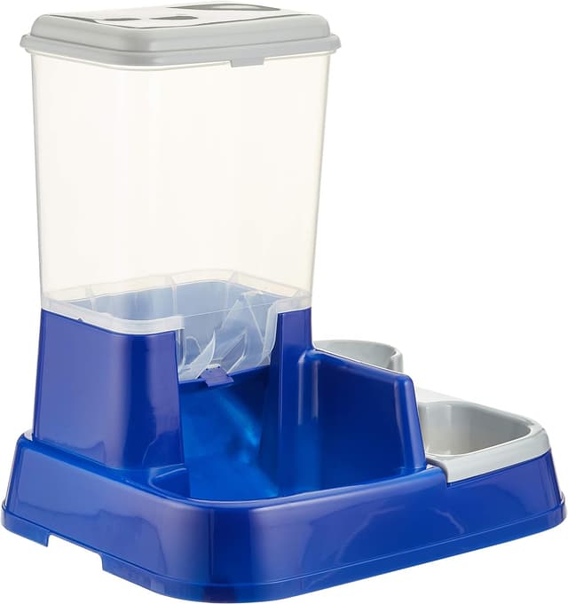 Detalle de Karlie Futter- und Wasspender Duo Max L (37 cm) – Futterportionierung & Wasserspender in einem