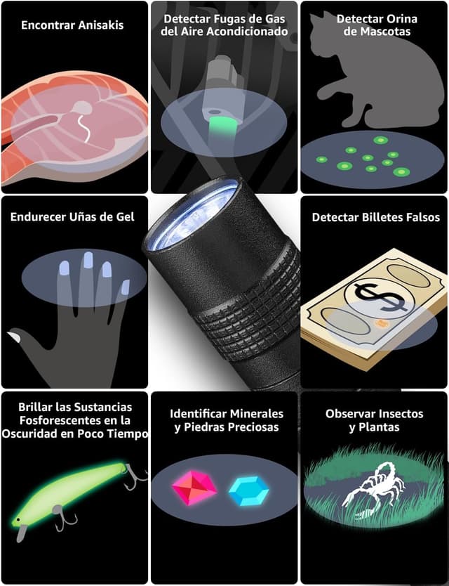 Thumbnail 4 de Lepro Linterna UV 365nm mini