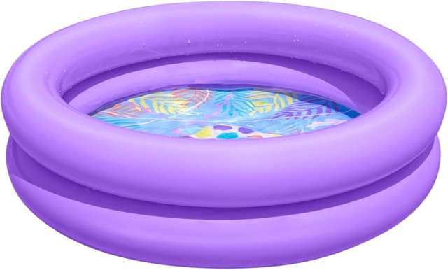 Detalle de Bestway Planschbecken Ø 61 x 15 cm, sortiert – aufblasbares Kinderbecken für Sommer-Spaß