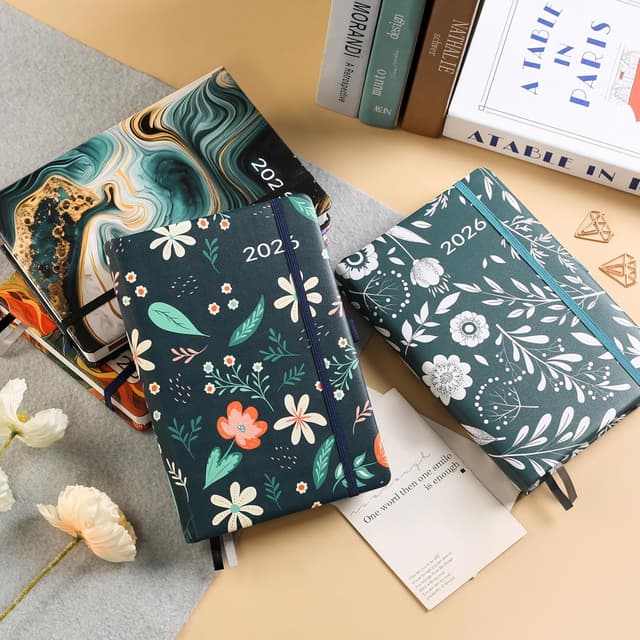 Detalle de Kalender 2026 A5 Terminplaner mit Hardcover đź“•