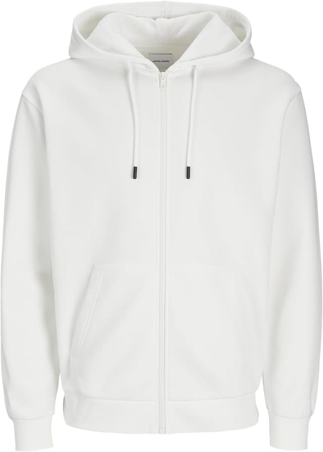 Detalle de JACK & JONES Herren Kapuzenjacke einfarbig mit Kordelzug
