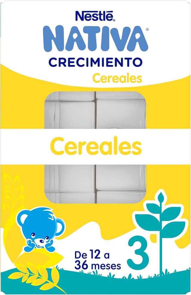 Detalle 2 de NESTLÉ NATIVA Leche de crecimiento con cereales 6L