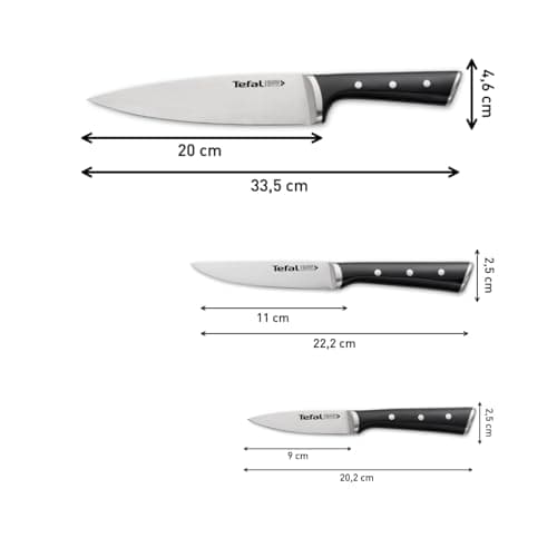 Thumbnail 2 de Tefal Ice Force Set de 3 couteaux ⚙