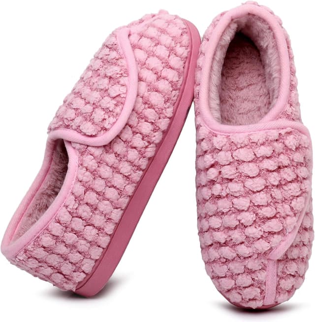 Thumbnail 6 de Git-up Pantoufles diabétiques en mousse à mémoire de forme, chaussons confortables réglables à bout fermé