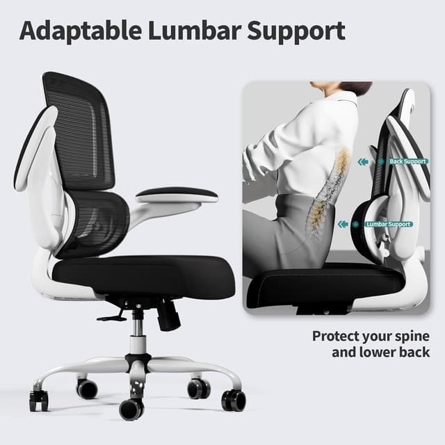 Thumbnail 6 de TRALT Office Chair Ergonomic Mesh Desk Chair