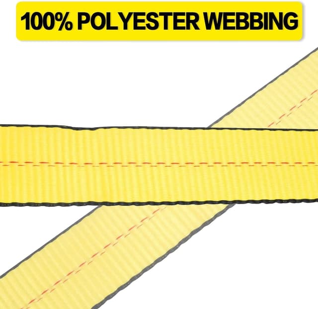 Thumbnail 3 de Flat Hook Ratchet Straps 2in x 27ft 3,333lb WLL