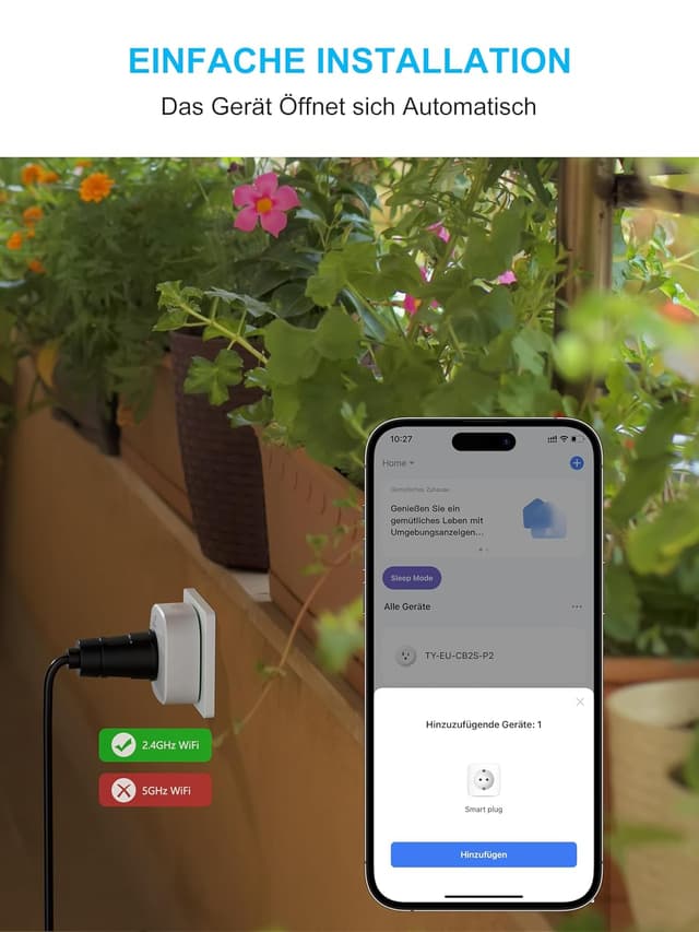 Detalle 2 de EIGHTREE Smart WLAN Steckdose mit Strommessung