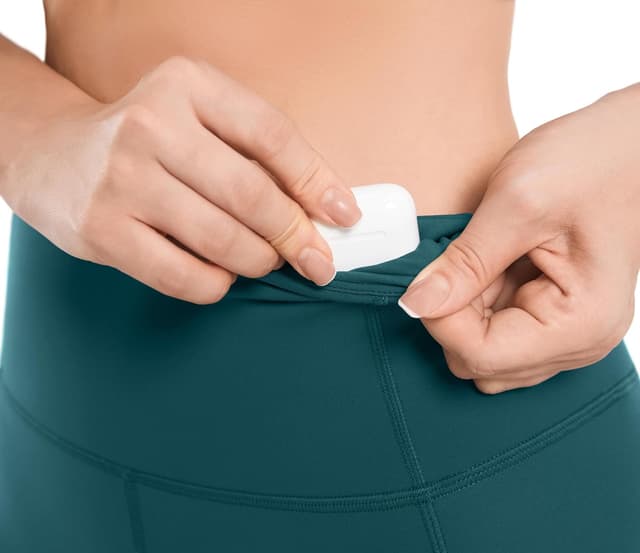 Detalle 2 de JOYSPELS women’s cycling shorts with side pockets (high waisted, non see-through activewear)