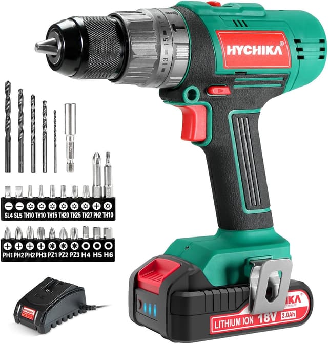 Imagen de HYCHIKA Taladro Percutor 18V 45Nm en OfertitasTOP