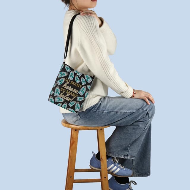 Detalle 2 de Epic the Musical Inspired Odysseus Greek Mythology Crossbody Bag – Adjustable Strap Gift for Epic Fans