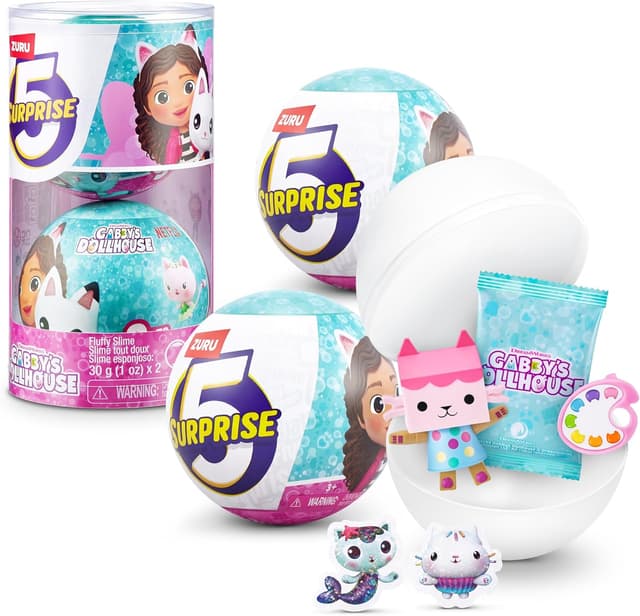Detalle de 5 Surprise Gabby’s Dollhouse ZURU, capsule mystère