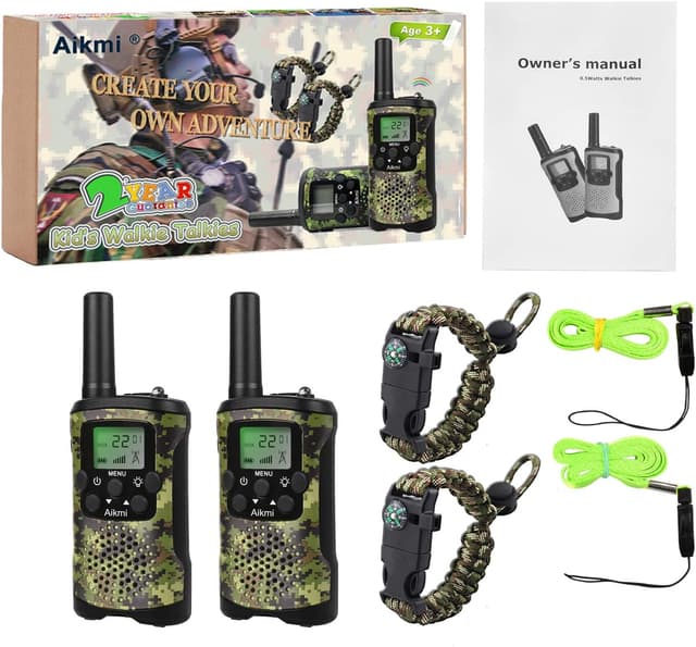 Thumbnail 6 de Walkie Talkies for Kids 3 Mile Range 22‑Channel