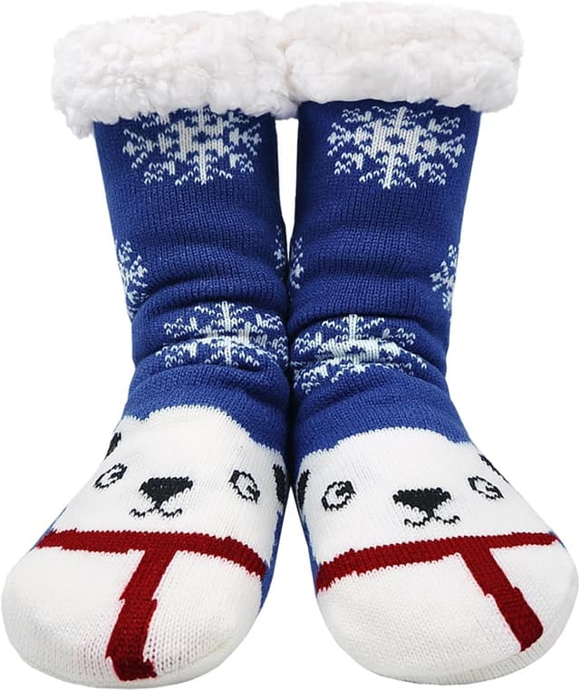 Detalle de LOFIR chaussettes chaussons femme thermiques antidérapantes motif animal – taille 35-41 (1 paire)