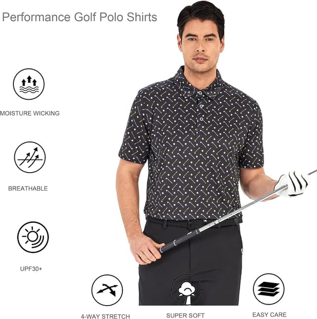 Detalle 2 de Alex Vando Golf Shirt UPF40