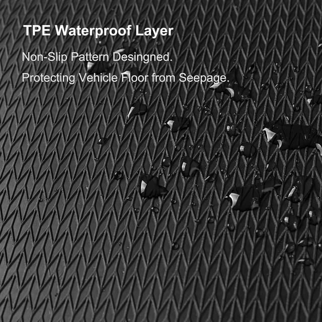 Thumbnail 6 de WENNEBIRD 0.6-Inch Ultra-Thick Carpet Floor Mats (3-Pc Set) for 2024-2026 Tesla Model 3 (Highland)