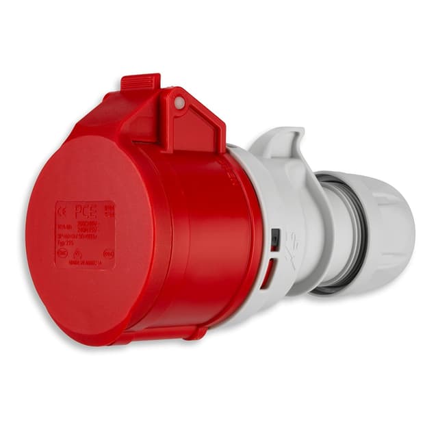 Detalle de Presa industriale CEE REV Ritter 16 A, 5 poli (3P+N+PE) per ambienti esterni IP44