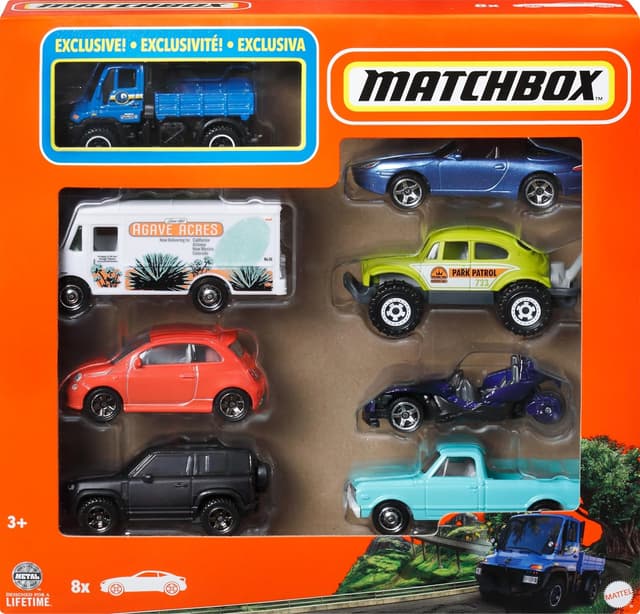Thumbnail 1 de Matchbox 1:64 Die-Cast Set of 8