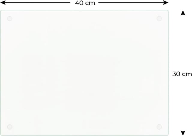 Thumbnail 2 de ALLboards Transparent Glass Chopping Board 40x30 cm 🍽