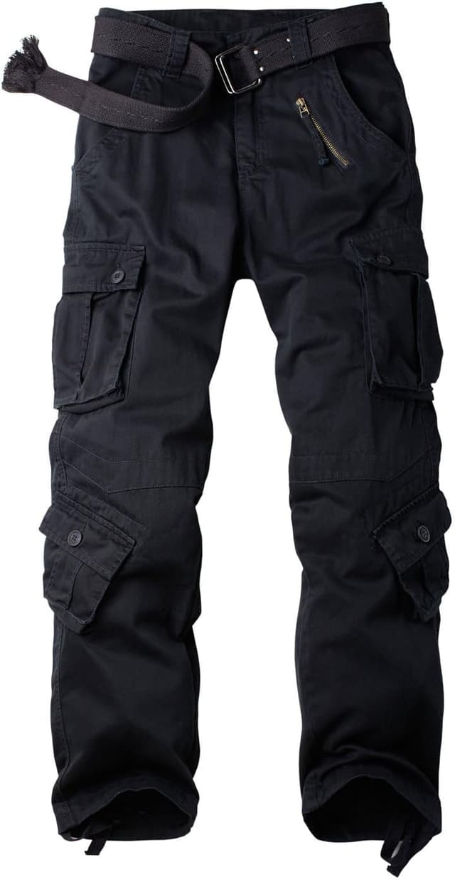 Detalle de Alfiudad Women’s Cargo Pants with Pockets for Hiking, Work & Everyday Wear