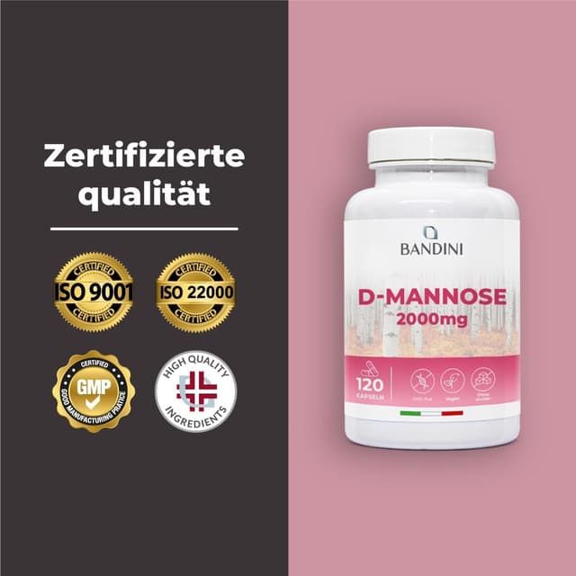 Thumbnail 6 de Bandini D‑Mannose 2000 mg Kapseln
