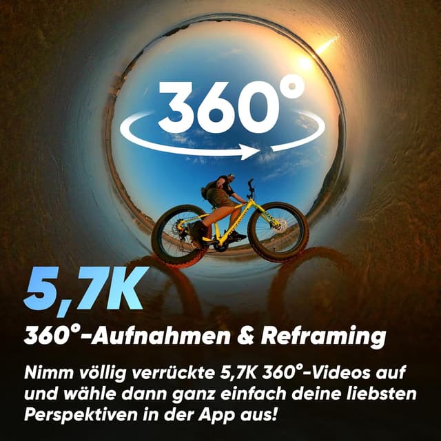 Detalle 2 de Insta360 X3 360° Actionkamera mit 5,7K