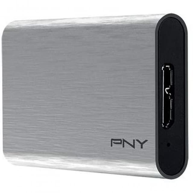 Detalle de PNY Elite SSD Externo 960GB USB 3.1 Plata 💾