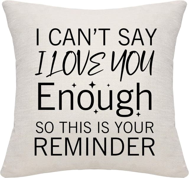 Detalle de Bommex “The Boss / The Real Boss” Funny Cushion Cover (45 x 45 cm) for Couples