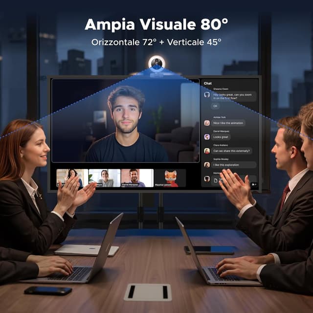 Detalle 2 de UGREEN Webcam 2K 30FPS, USB A e USB C