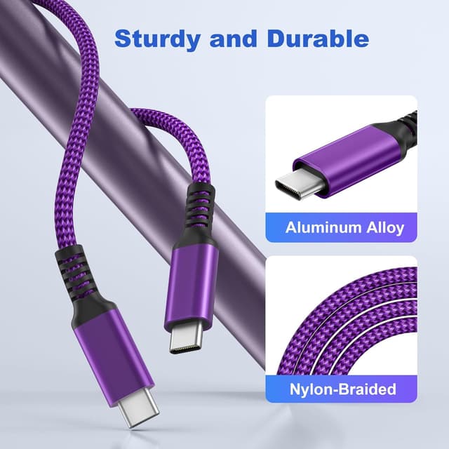 Thumbnail 5 de BASESAILOR 10FT 60W USB C cable for iPhone