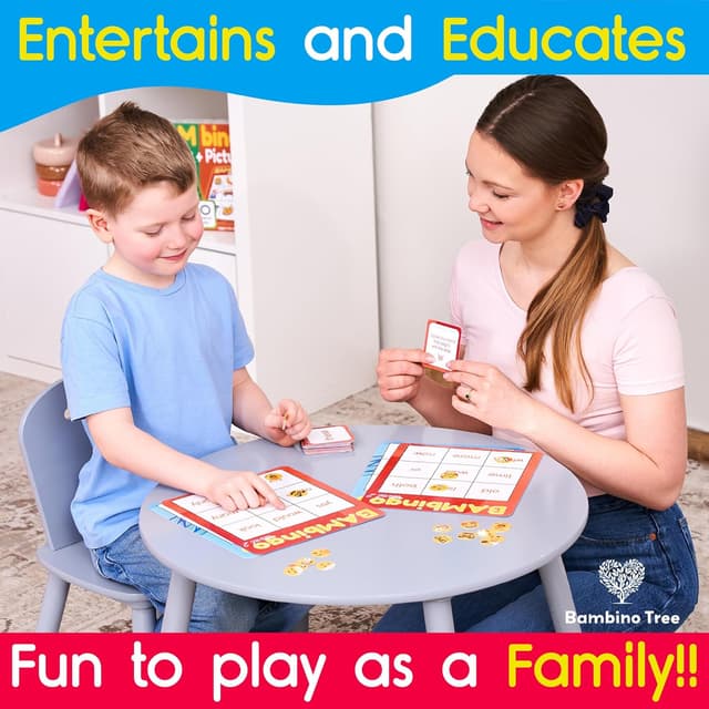 Detalle 2 de THE BAMBINO TREE Sight Word Bingo 108 🎲