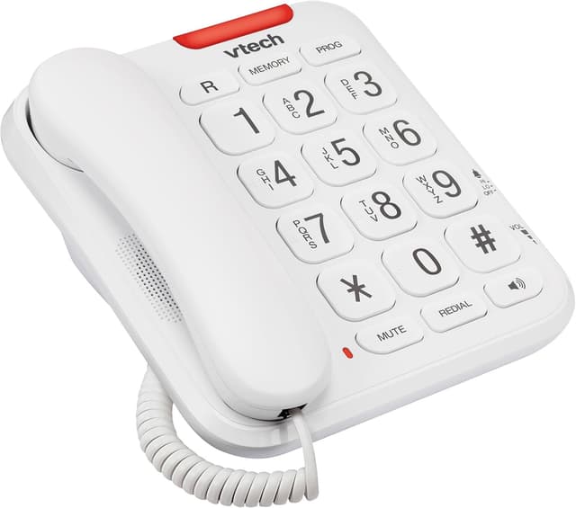 Imagen de VTech CL1100 corded landline phone, big buttons ๐ en OfertitasTOP